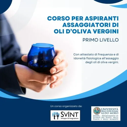 Corso per Aspiranti Assaggiatori di oli di oliva - I Livello​